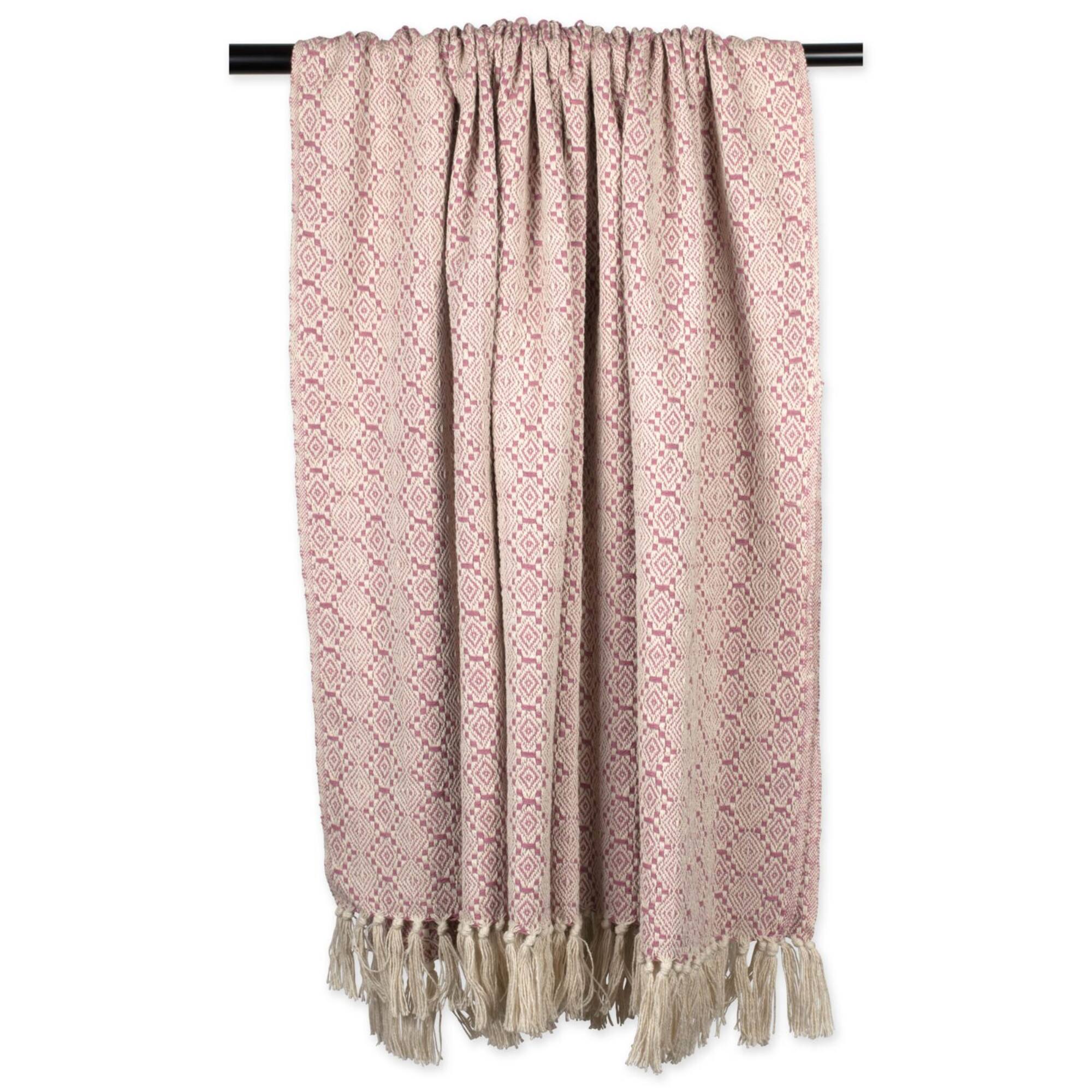 DII® Rose Diamond Stitch Throw